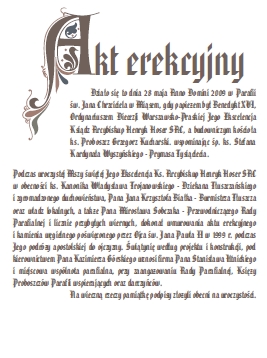 Akt Erekcyjny